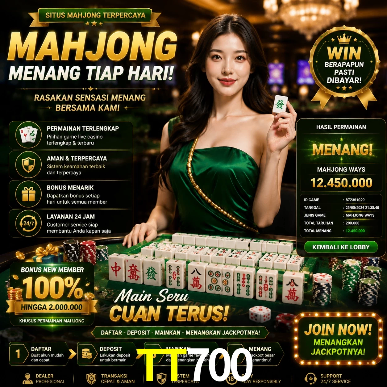 Cashback VIP TT700 - reembolso semanal